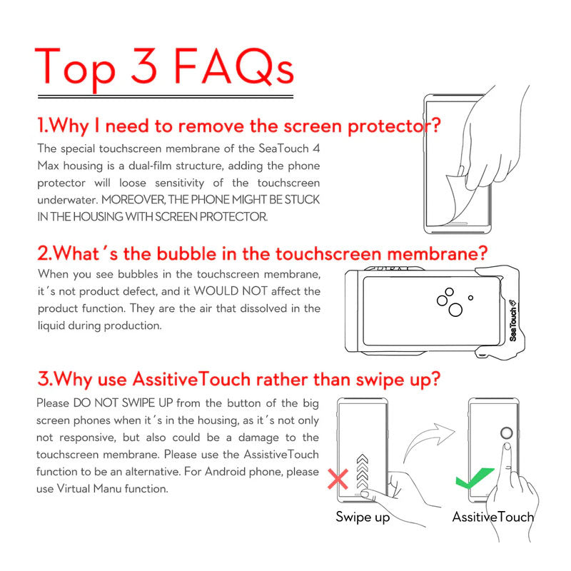 Divevolk SeaTouch 4 MAX PLUS Smartphone Housing - Mike’s Dive Cameras