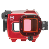Isotta Flip Filter For GoPro 8/9/10 Red